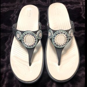 EUC Crocs sandals/heels